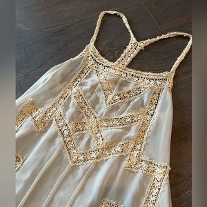 Sparkle & Fade vintage style racerback baby doll swing dress urban outfitters S